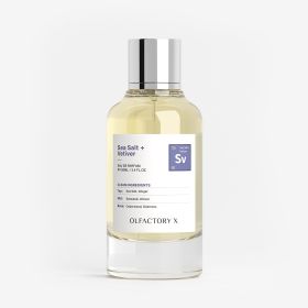 Olfactory X Table of Essential Oils Sea Salt +Vetiver EDP Spray For Unisex