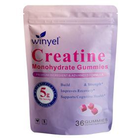 WINYEL Creatine Monohydrate Gummies, 5 Grams Per Serving, Sugar-free Creatine Gummies, Suitable For Workouts, Strength, Cognitive Health, And Mus (Option: 1)